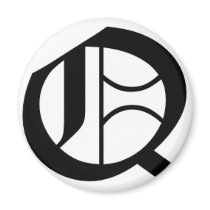 Q-text Old English magnets by englishpride Q-text Old English magnets