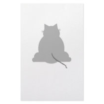 Q-tie cat stationery