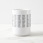 Q-Word Mug List