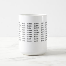 Q-Word Mug List