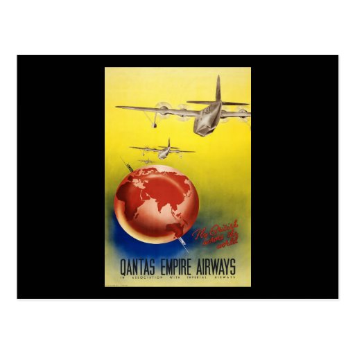 Qantas Empire Airways Post Card