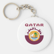QATAR Coat Of Arms Key Chains