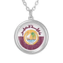 Qatar Coat Of Arms Necklaces