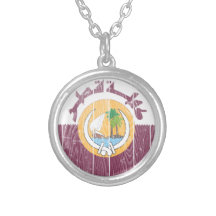 Qatar Coat Of Arms Pendants