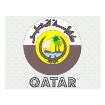 Qatar Coat of Arms Postcards