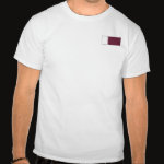 Qatar Flag Map Basic T-Shirt
