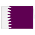Qatar Flag cards