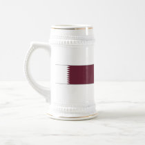 Qatar Flag & Map Mug by FlagAndMap Qatar Flag & Map Mug