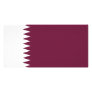Qatar flag customized photo card