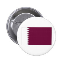 Qatar Flag Pinback Buttons