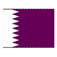 Qatar Flag Postcards