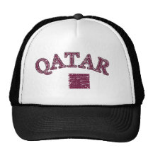 Qatar football design hats