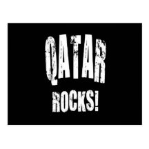 Qatar Rocks! Post Card