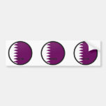 Qatar Roundel quality Flag Bumper Stickers