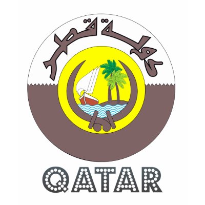 Qatari Emblem T-shirt by FlagStore
