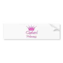 Qatari Princess bumper stickers by flagshirt Qatari Princess bumper stickers