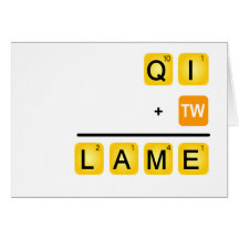 QI is LAME! Card