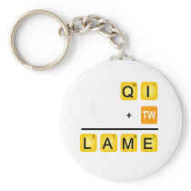QI is LAME! Key Chains