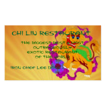 Qi Lin Profile Card business cards by norman888 Qi Lin Profile Card business cards