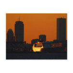 QM2 in Boston Postcard