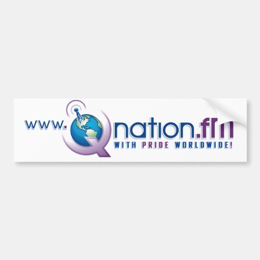 QNation.FM Bumper Stickers