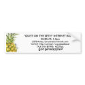 QOTS Bumper Sticker bumper stickers by quietontheset QOTS Bumper Sticker bumper stickers