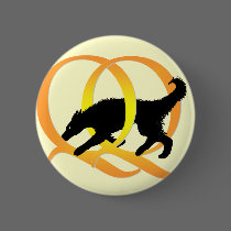 QQ Weaving Dog buttons