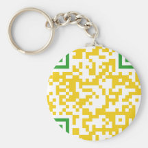 QR-Code-Brasil Keychain