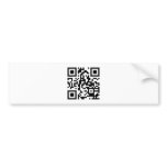 QR CODE® BUMPER STICKER