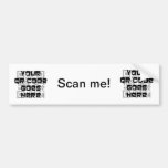 QR Code Bumper Sticker