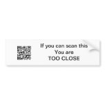 QR Code Bumper Sticker - Humor