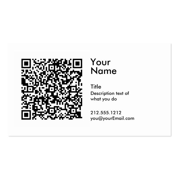 QR Code Business Card