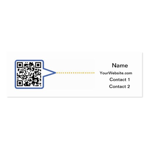 QR Code Business Card (front side)