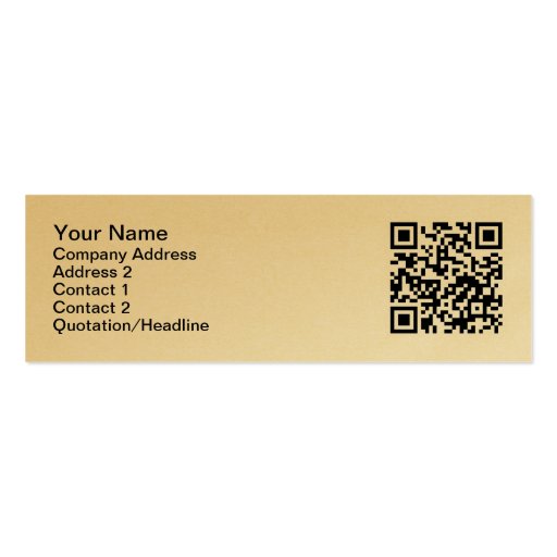QR Code Business Cards (front side)