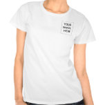 QR Code Ladies Basic T-Shirt Template