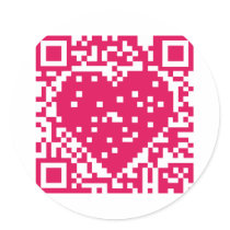 QR Code - Love Sticker