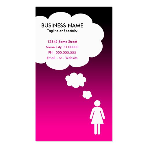 qr code stick figure business card template (back side)