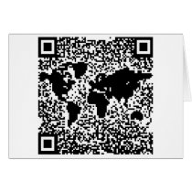QR Code - The World Greeting Card