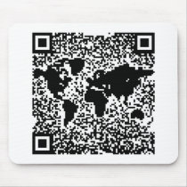 QR Code - The World Mousepad