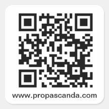 QR Code URL Sticker