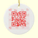 QR Code Valentine' s MBiO Ornament