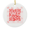 QR Code Valentine' s MBiO Ornament