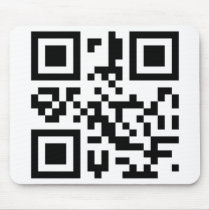 QR - I LOVE YOU! mousepads