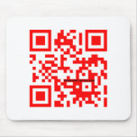 "QR me SAFE" mousepad mousepads