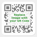 QR Scan Code - Promote Your Message Anywhere Stickers