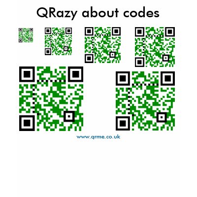 QRazy about codes - Multiply T-shirts by qrmeqrme