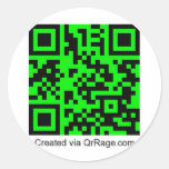 QrRage.com-Custom QR Code Generator Round Sticker