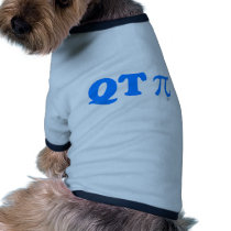 qt pie Blue pet clothing