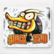 Quack Head Mouse Pad mousepads by LinkArtworks Quack Head Mouse Pad mousepads