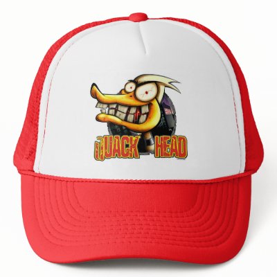 Quack-Head-shirt Hat by LinkArtworks